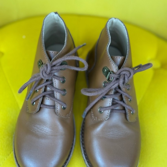 JANIE AND JACK Boy Shoes Leather Lace-Up Boot SIZE 10 - Picture 2 of 9